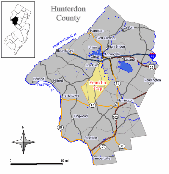 Hunterdon County Map Jersey Strong Paving NJ