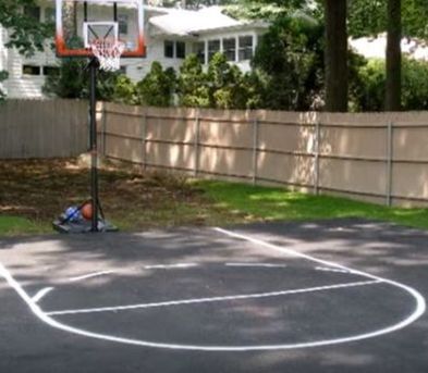 Backyard Basketball Court Jersey Strong Paving NJ