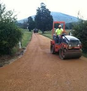 Compacting Tar & Chip Driveway Jersey Strong Paving NJ